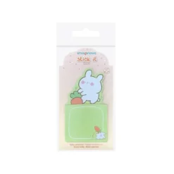 BLOC NOTAS ADHESIVAS IMAGINOVO BUNNY CON SOPORTE 20 HOJAS VERDE 60X125 MM