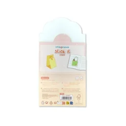 BLOC NOTAS ADHESIVAS IMAGINOVO BUNNY CON SOPORTE 20 HOJAS VERDE 60X125 MM