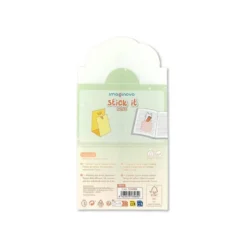 BLOC NOTAS ADHESIVAS IMAGINOVO BUNNY CON SOPORTE 20 HOJAS NARANJA 60X125 MM