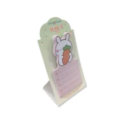 BLOC NOTAS ADHESIVAS IMAGINOVO BUNNY CON SOPORTE 20 HOJAS NARANJA 60X125 MM