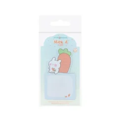 BLOC NOTAS ADHESIVAS IMAGINOVO BUNNY CON SOPORTE 20 HOJAS AZUL 60X125 MM