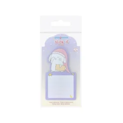 BLOC NOTAS ADHESIVAS IMAGINOVO BUNNY CON SOPORTE 20 HOJAS MORADO 60X125 MM