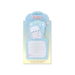BLOC NOTAS ADHESIVAS IMAGINOVO BUNNY CON SOPORTE 20 HOJAS AZUL 60X125 MM OSO