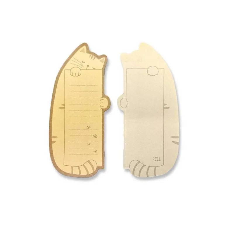 BLOC NOTAS ADHESIVAS IMAGINOVO LETTER CON MENSAJE TRASERO GATO 20 HOJAS 85X164 MM