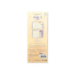 BLOC NOTAS ADHESIVAS IMAGINOVO MARCAPAGINAS PATITA 120 HOJAS 8X15X48 MM
