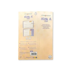 BLOC NOTAS ADHESIVAS IMAGINOVO MARCAPAGINAS PATITA 120 HOJAS 8X15X48 MM