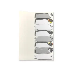 BLOC NOTAS ADHESIVAS IMAGINOVO MARCAPAGINAS PINGÜIN0 120 HOJAS 8X15X48 MM