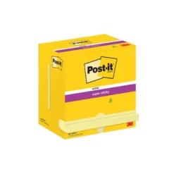 Bloc notas quita y pon Post-it ® super sticky 76 x 127 mm amarillo