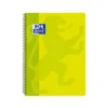 Bloc Oxford Folio School Classic Cuadricula 4 mm 80 hojas color Verde lima