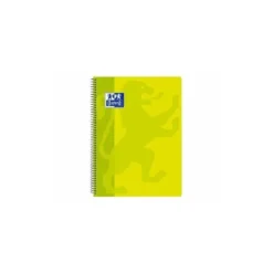 Bloc Oxford Folio School Classic Cuadricula 4 mm 80 hojas color Verde lima