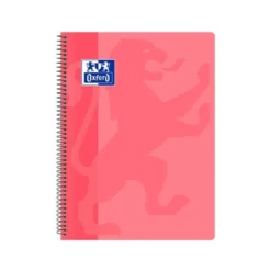 Bloc Oxford Folio School Classic Cuadricula 4 mm 80 hojas color Rosa