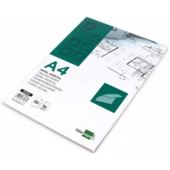 Bloc Papel Vegetal Liderpapel A4 gramaje 95g/m2 50 hojas