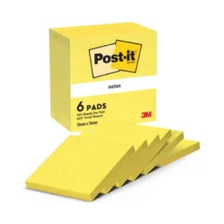 Bloc quita y pon Post-it ® amarillo neon 76 x 76 mm
