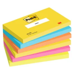 Bloc quita y pon Post-it ® neon 127 x 76 mm