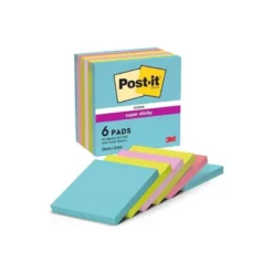 Bloc Quita y Pon Post-It ® Super Sticky 76X76 mm Colores Miami