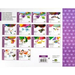 Bloc trabajos manuales liderpapel charol 240x315mm 10hojas colores surtidos 