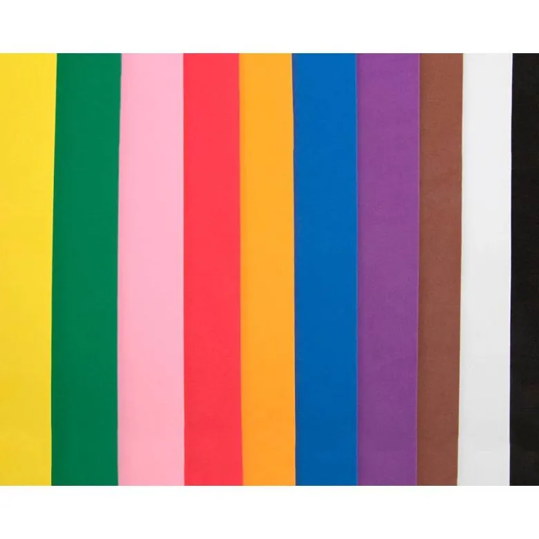 Bloc trabajos manuales liderpapel goma eva 240x315mm 10 hojas colores surtidos