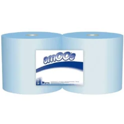 Bobina de papel industrial Amoos Color azul