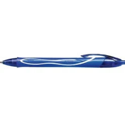 Bolígrafo Bic Gel-ocity Quick Dry Retráctil Punta Media 0,7 mm Color Azul