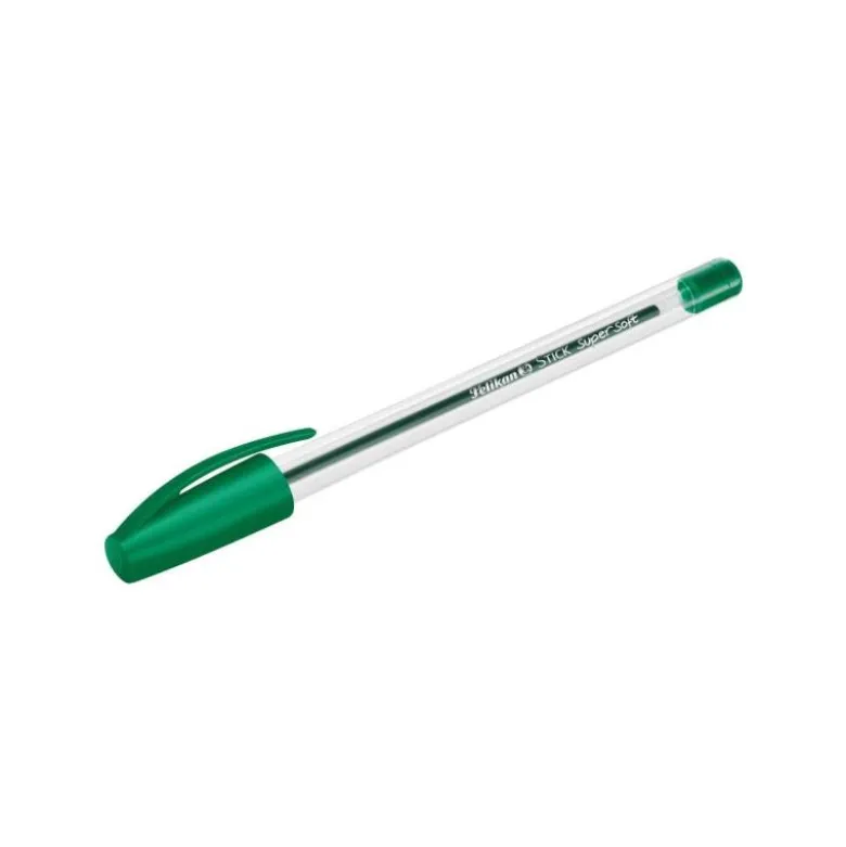 Bolígrafo Pelikan Stick Super Soft Verde de 0,4 mm