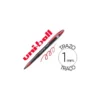 Bolígrafo Uni-ball roller 1 mm retráctil UB-188-L tinta rojo
