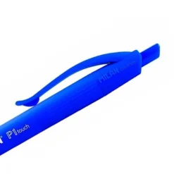 Bolígrafo retráctil milán P1 de color azul de 1 mm