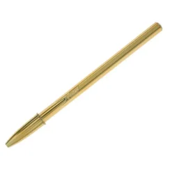 Boligrafo Bic Cristal Celebration Oro 0,4 mm Tinta Azul