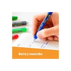 Boligrafo Bic Gelocity Illusion Borrable Color Negro punta 0,7 mm