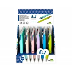 Boligrafo marca Liderpapel 5 en 1 multicolor 0,7 mm