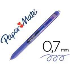 Boligrafo Paper Mate Inkjoy Retractil Gel 0,7 mm Color Morado
