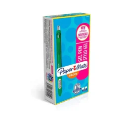 Boligrafo Paper Mate Inkjoy Retractil Gel 0,7 mm Color Verde