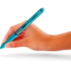 Boligrafo Paper Mate Inkjoy Retractil Gel 0,7 mm Color Verde Azulado