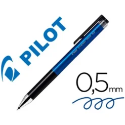 BOLIGRAFO PILOT SYNERGY POINT RETRACTIL SUJECION DE CAUCHO TINTA GEL 0,5 MM AZUL