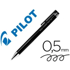 BOLIGRAFO PILOT SYNERGY POINT RETRACTIL SUJECION DE CAUCHO TINTA GEL 0,5 MM NEGRO