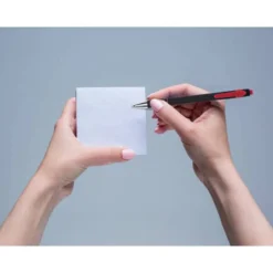 Boligrafo q-connect retractil con grip 0,7 mm color rojo