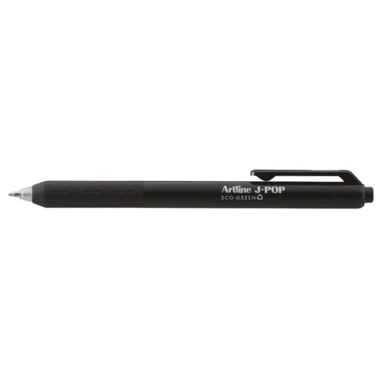 BOLIGRAFO ARTLINE J-POP ECO GREEN RETRACTIL TINTA GEL 0,7 MM NEGRO
