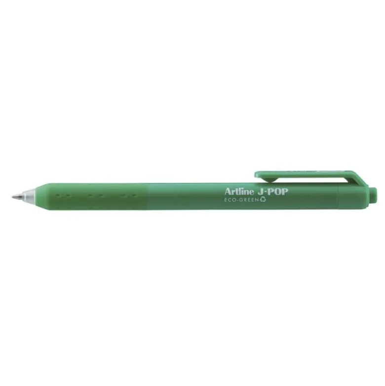 BOLIGRAFO ARTLINE J-POP ECO GREEN RETRACTIL TINTA GEL 0,7 MM VERDE