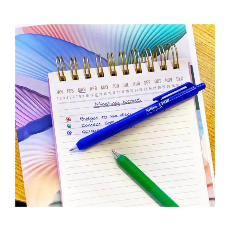 BOLIGRAFO ARTLINE J-POP ECO GREEN RETRACTIL TINTA GEL 0,7 MM VERDE