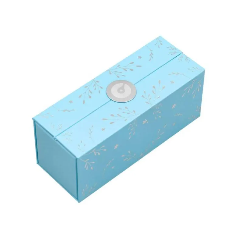 BOLIGRAFO BELIUS BELLA ALUMINIO COLOR AZUL CELESTE DISEÑO PLATEADO RELIEVE TINTA AZUL CAJA DE DISEÑO