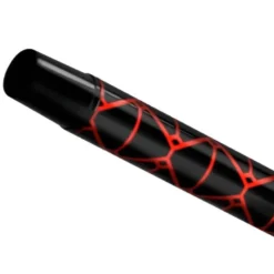 BOLIGRAFO BELIUS LEGACY ALUMINIO DISEÑO TRIANGULO ROJO CUERPO NEGRO TINTA COLOR AZUL CAJA DE DISEÑO
