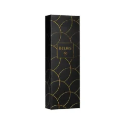 BOLIGRAFO BELIUS PASSION DOR ALUMINIO TEXTURA CEPILLADA COLOR NEGRO Y DORADO TINTA AZUL CAJA DE DISEÑO