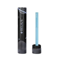 BOLIGRAFO BELIUS ROCKET B ALUMINIO COLOR MINIMALISTA AZUL TINTA AZUL CAJA CILINDRICA