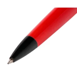 BOLIGRAFO BELIUS TURBO ALUMINIO COLOR ROJO Y NEGRO TINTA AZUL CAJA DE DISEÑO
