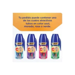 BOLIGRAFO BIC CRISTAL MEGA TUBO 16+4 UNIDADES COLORES SURTIDOS 8 AZULES / 5 NEGROS / 4 ROJOS/ 3 VERDES