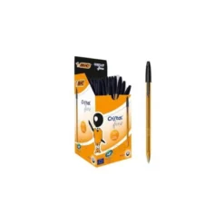 Boligrafo Bic Cristal Naranja color negro 0.30 mm