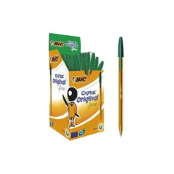 Boligrafo Bic Cristal Naranja color verde 0.30 mm