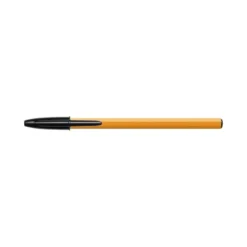 Boligrafo Bic tinta negra 0,30 mm cuerpo naranja