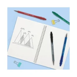 Boligrafo marca Papermate Flexgrip negro 0,4 mm