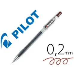 Boligrafo marca Pilot punta aguja 0,2 mm g-tec-c4 sepia