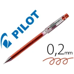 Boligrafo marca Pilot punta aguja 0,2 mm g-tec-c4 rojo